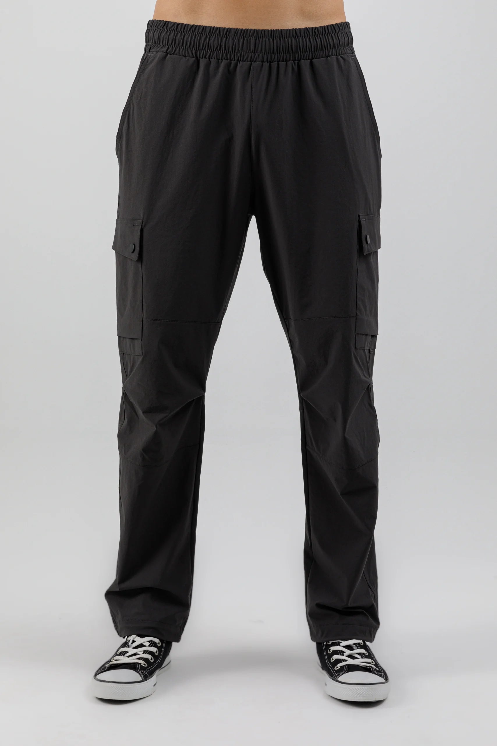 بنطال عملي تكتيكي متعدد الجيوب - بنطال رجالي مريح بقصة واسعة