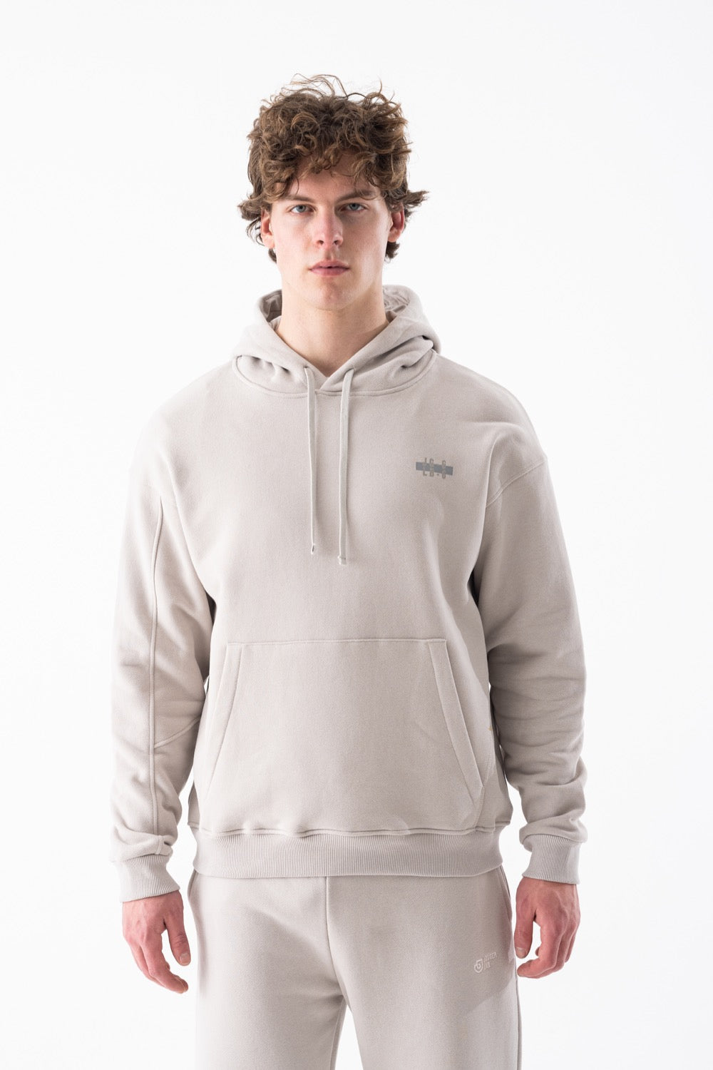 Airlife Oversized Pullover Hoodie in Oatmeal