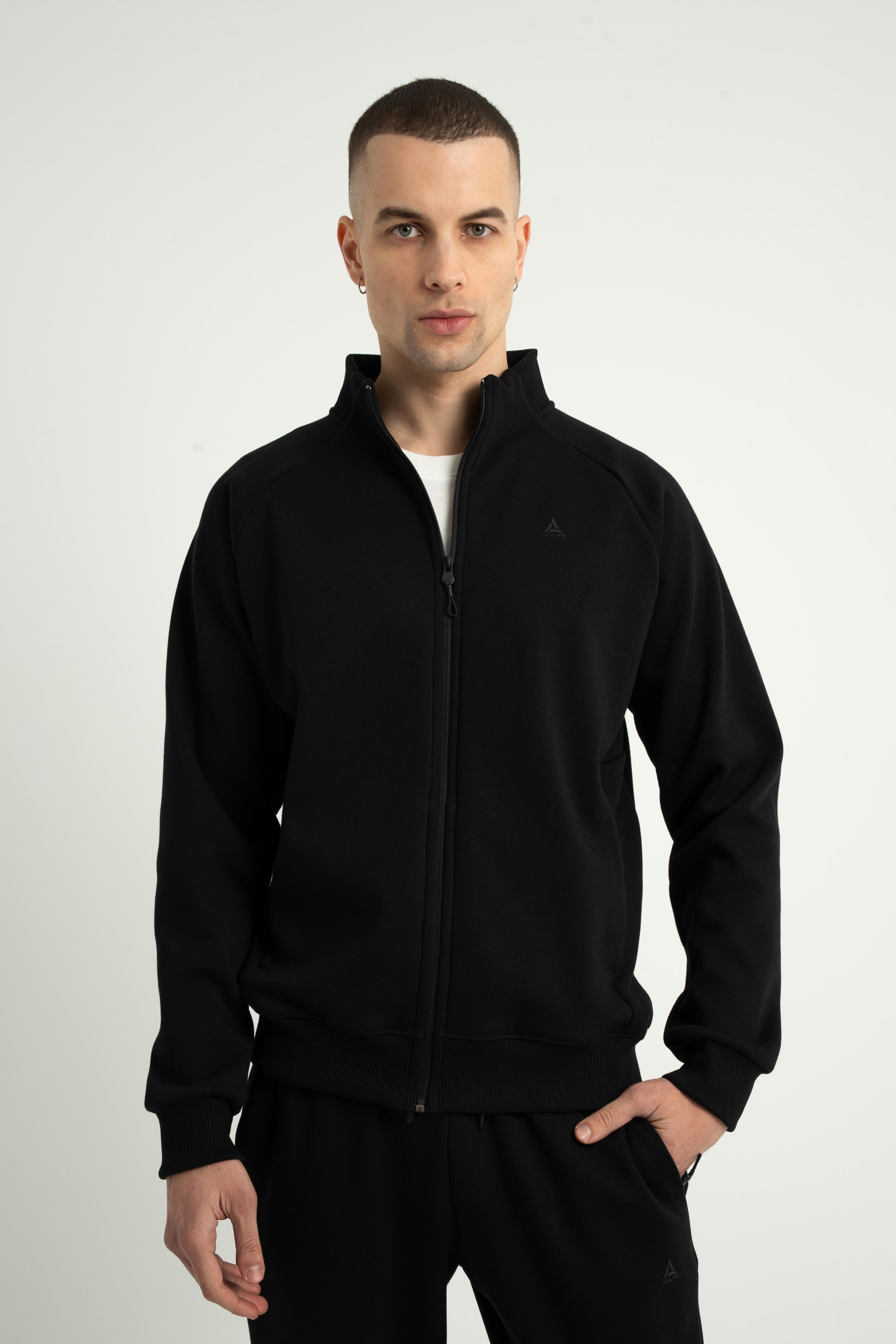 Airlife Airlife Logo Track Jacket in Black