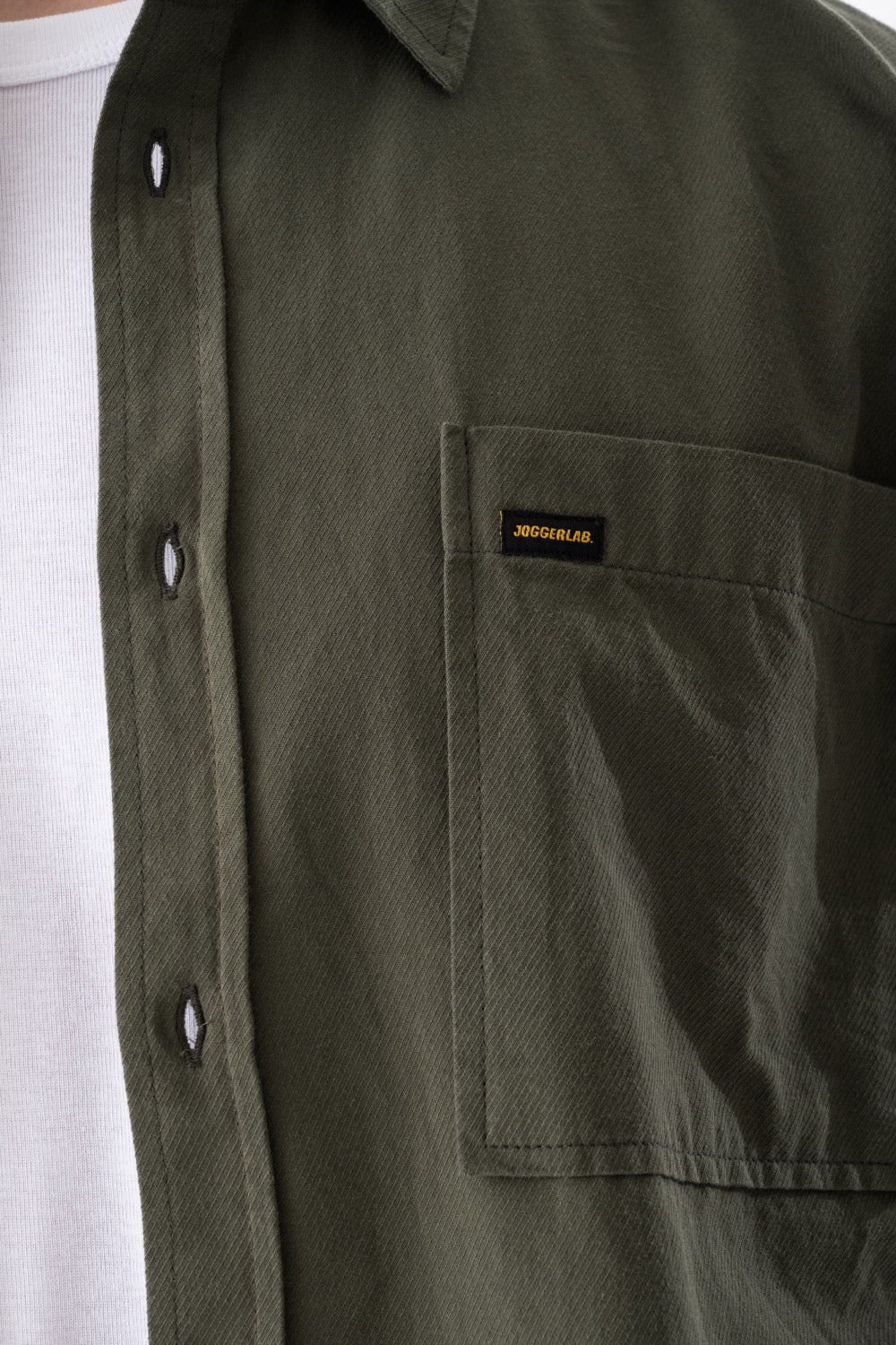 Oversized Dual-Pocket Short-Sleeve Shirt