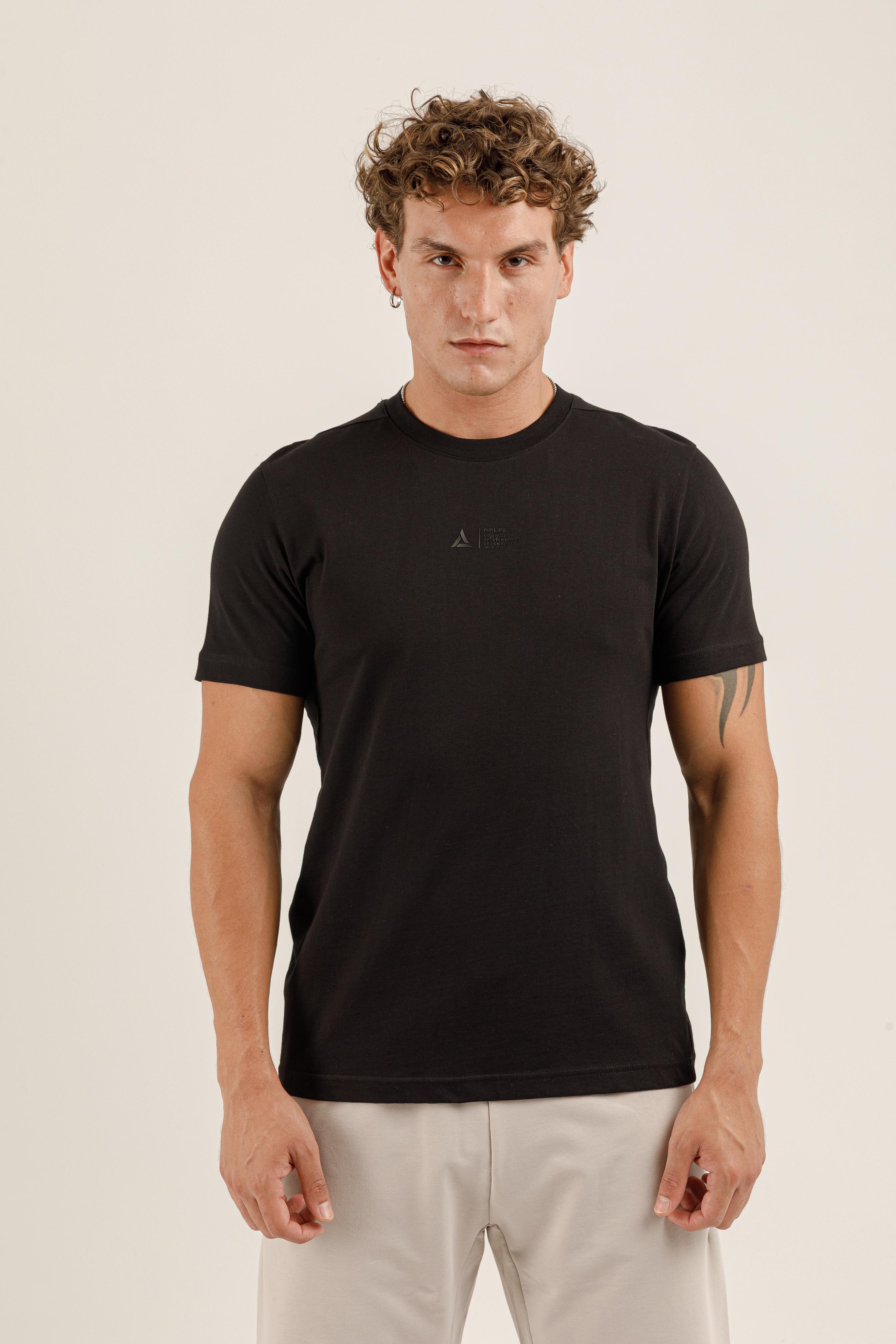 Airlife Minimal Logo T-Shirt in Black