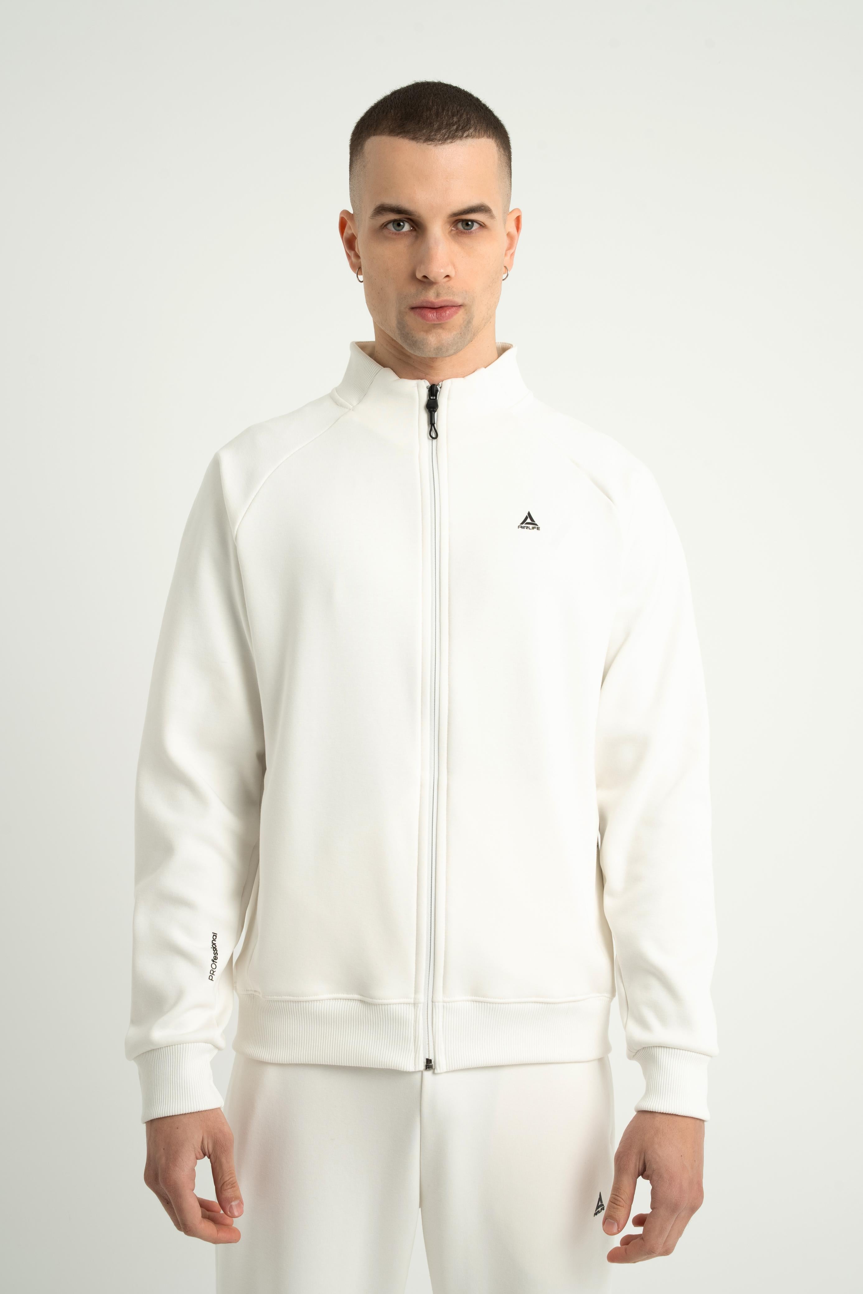 Airlife Airlife Logo Track Jacket in White